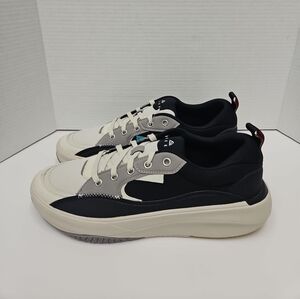 Reef Men's Black and Cream Golf Sneakers